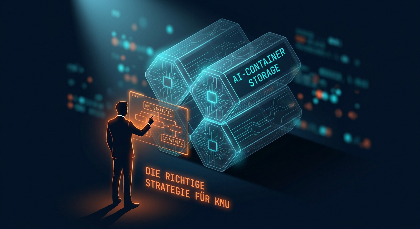 Container-Speicher für KI: Die richtige Strategie für KMU