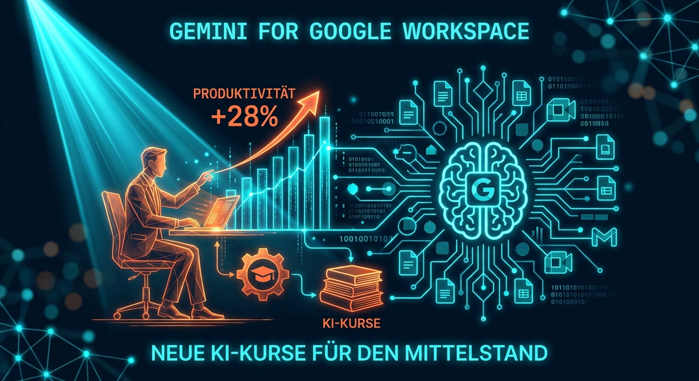 Gemini for Google Workspace: Neue KI-Kurse für den Mittelstand