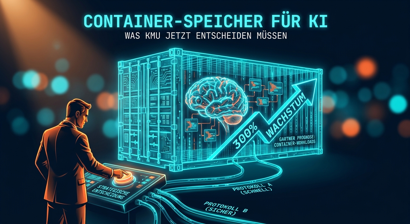 Container-Speicher für KI: Was KMU jetzt entscheiden müssen