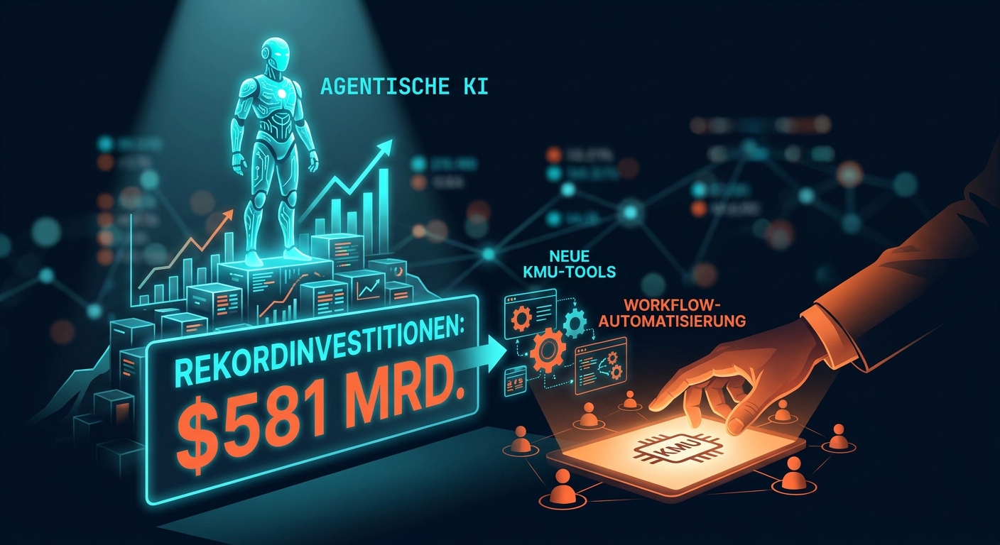 Agentische KI: Rekordinvestitionen treiben neue KMU-Tools an