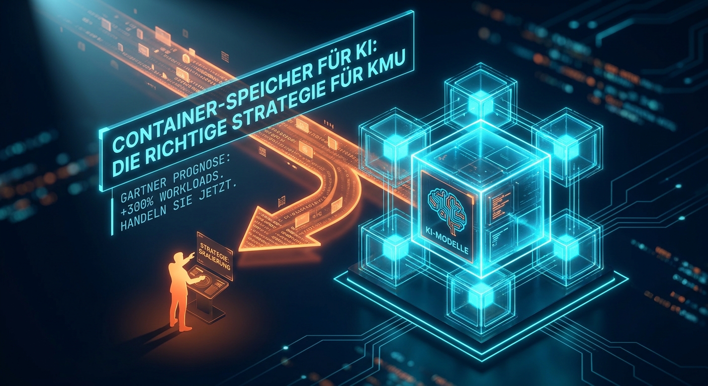 Container-Speicher für KI: Die richtige Strategie für KMU