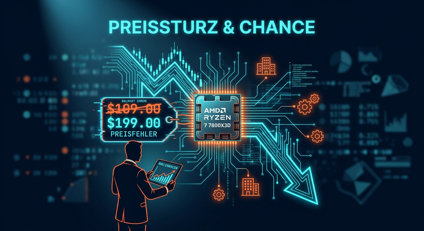 AMD Ryzen 7 7800X3D: Preisfehler und sinkende Marktpreise