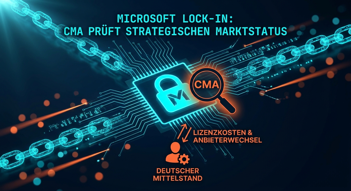 Microsoft Lock-in: CMA prüft strategischen Marktstatus des Konzerns