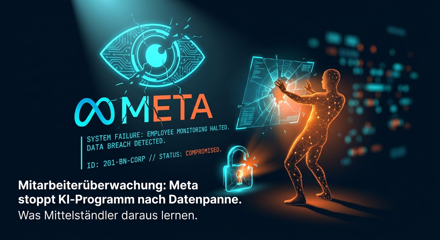 Mitarbeiterüberwachung: Meta stoppt KI-Programm nach Datenpanne
