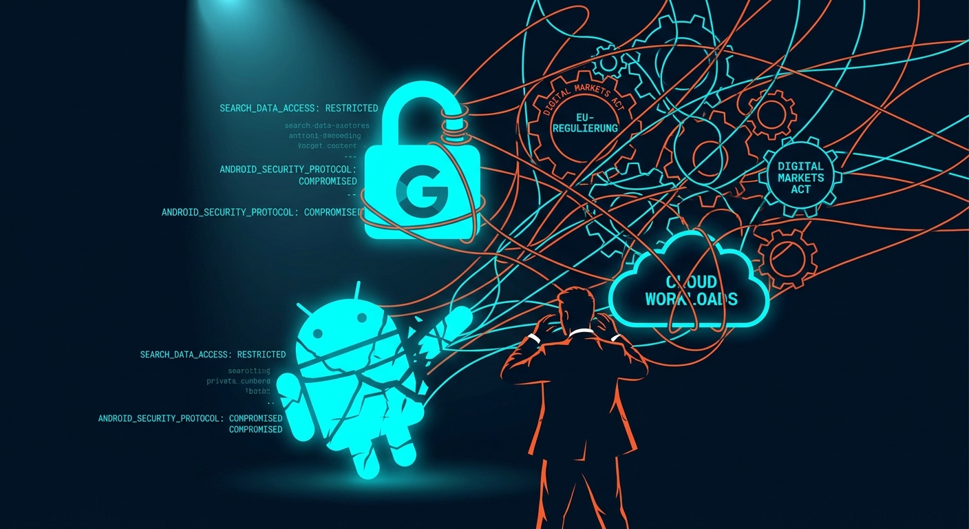 Google Sicherheit: EU-Regulierung bedroht Suchdaten und Android
