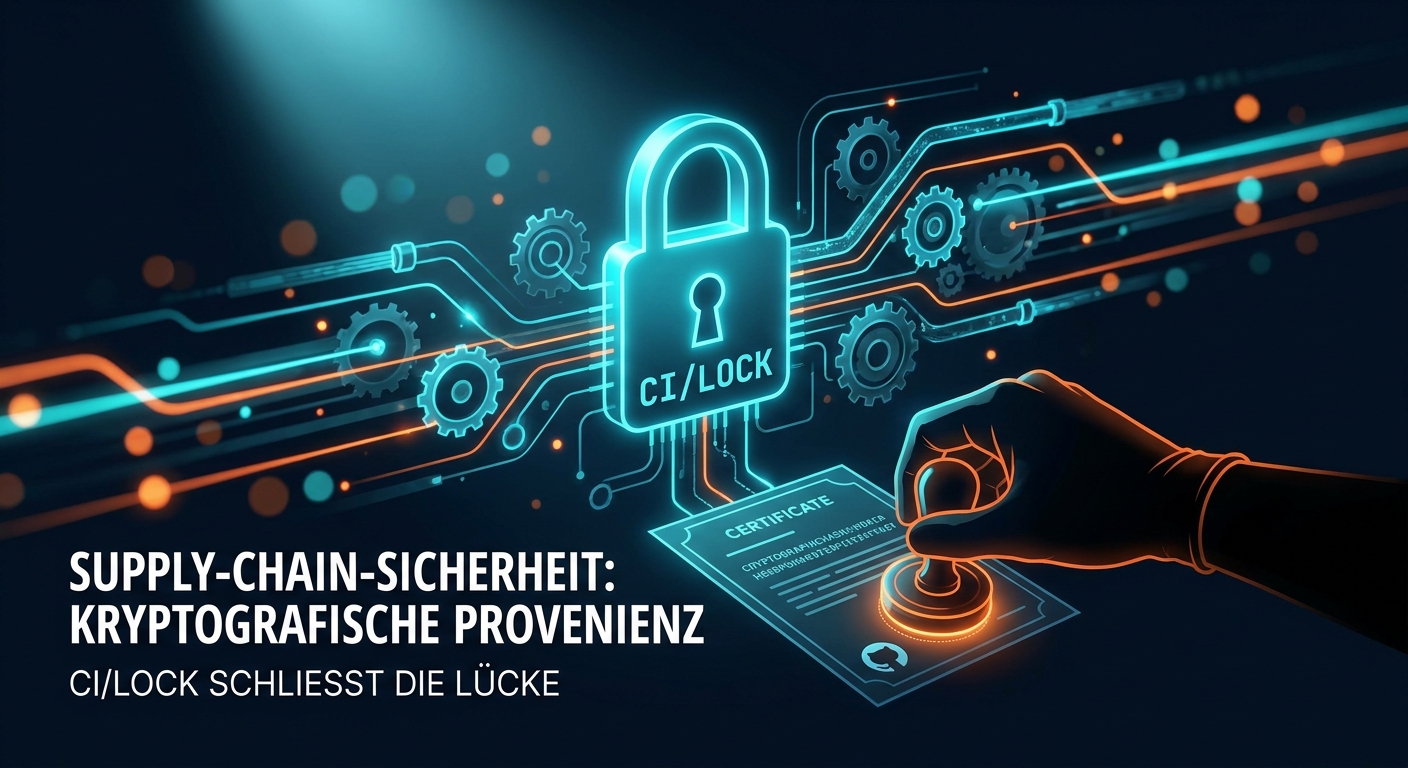 Supply-Chain-Sicherheit: CI/Lock mit kryptografischer Provenienz