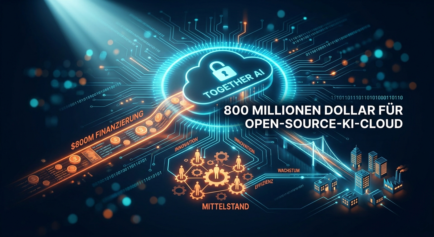 Open-Source-KI: Together AI erhaelt 800 Millionen Dollar