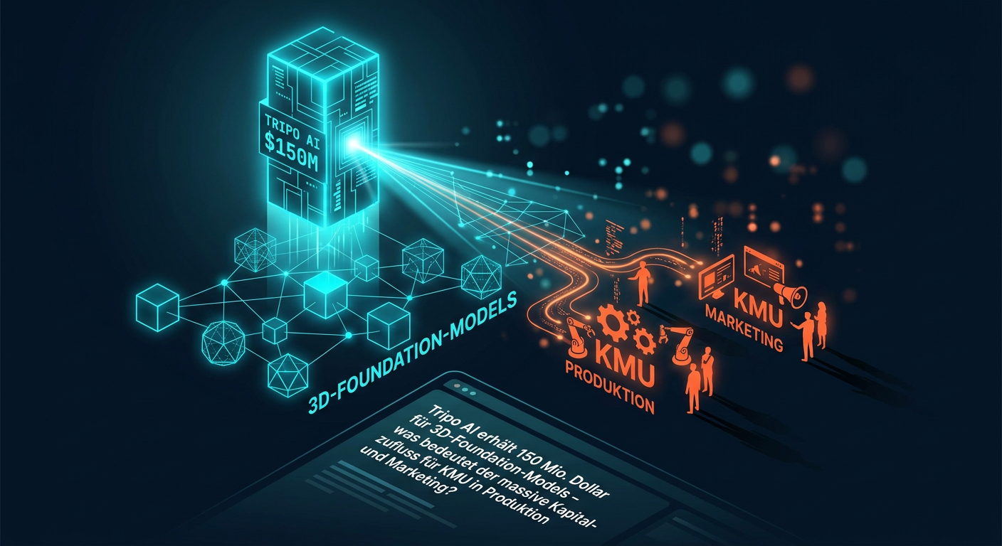 3D-Foundation-Models: Tripo AI holt 150 Millionen Dollar
