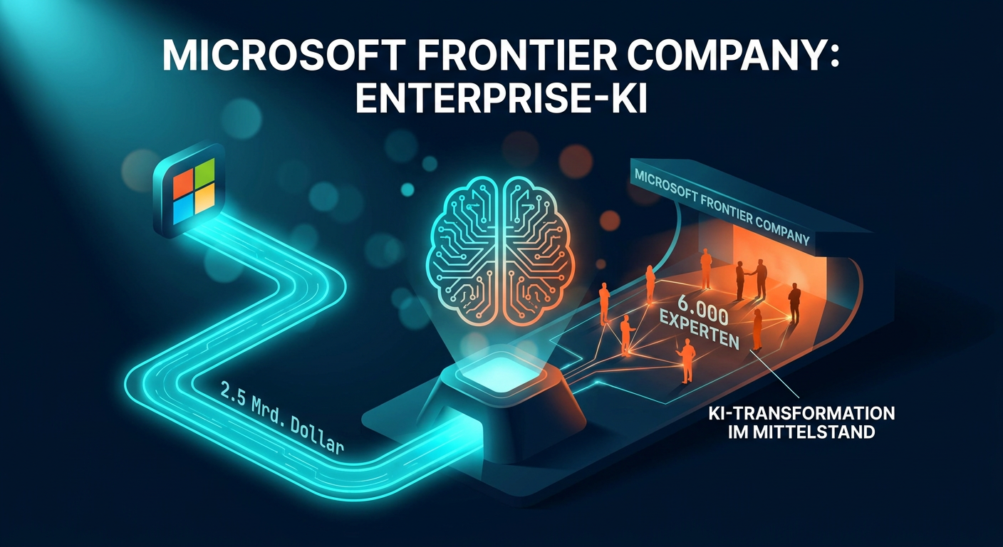 Microsoft Frontier Company: 2,5 Mrd. Dollar fuer Enterprise-KI