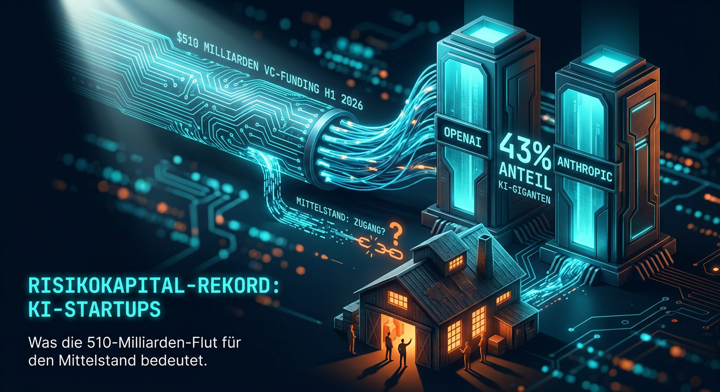 Risikokapital-Rekord: 510 Milliarden Dollar in KI-Startups