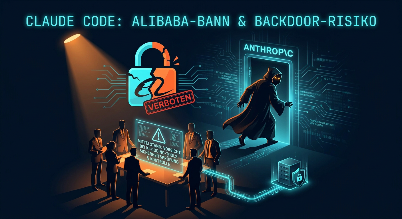 Claude Code: Alibaba-Bann, Backdoor-Risiko bei Anthropic