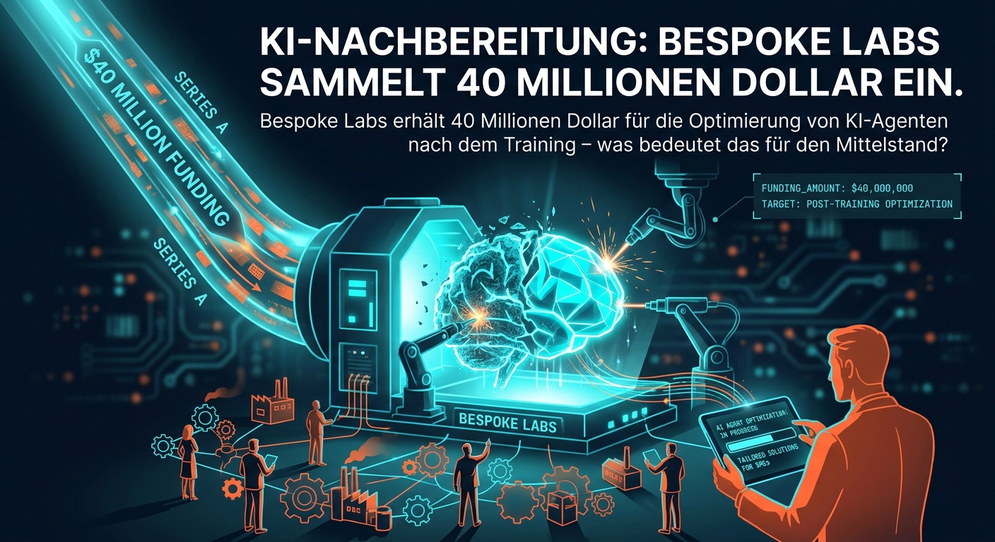 KI-Nachbereitung: Bespoke Labs sammelt 40 Millionen Dollar ein