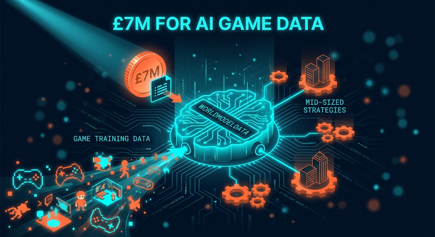 Worldmodeldata: 7 Millionen Pfund für KI-Trainingsdaten aus Games
