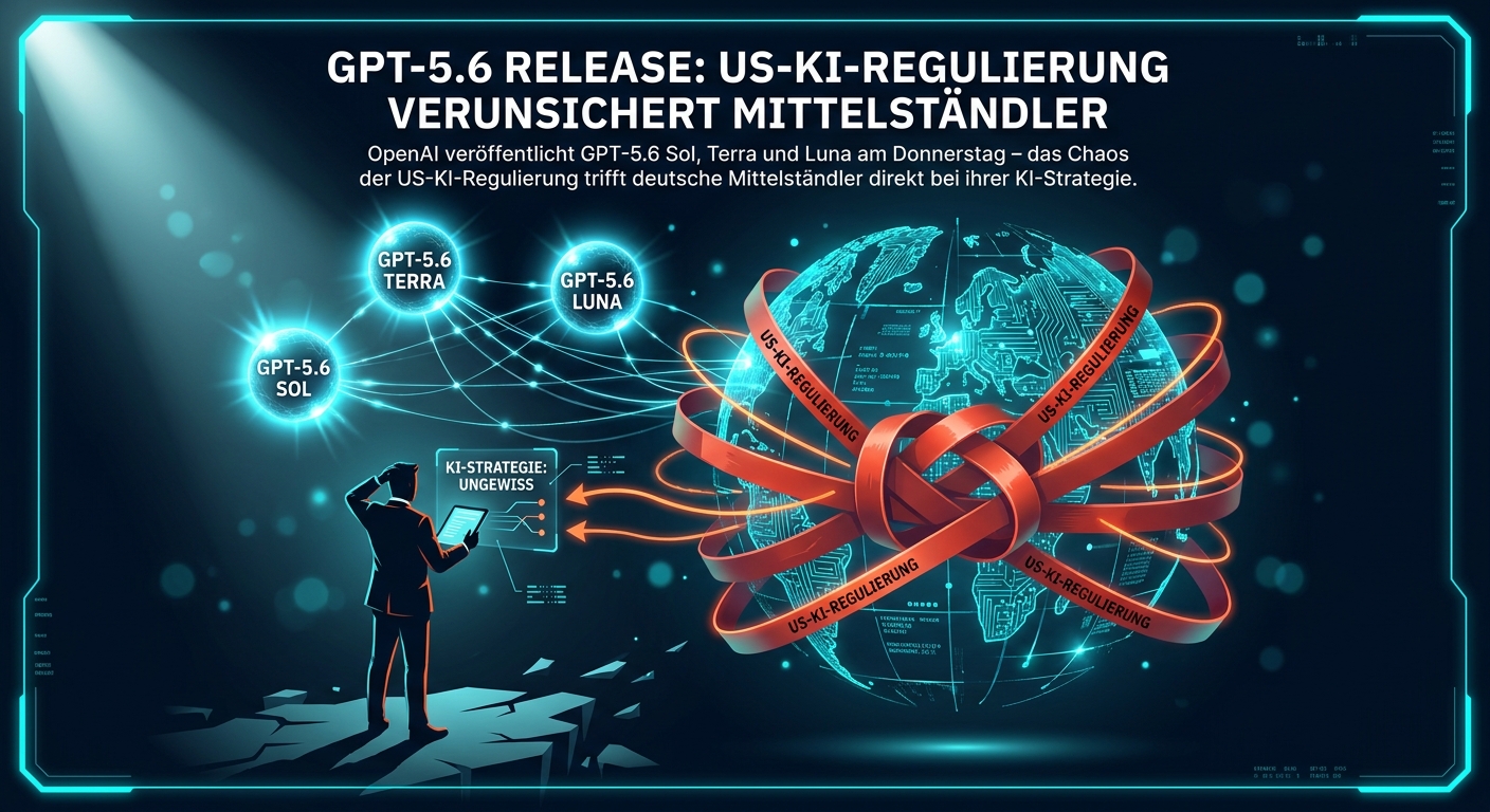 GPT-5.6 Release: US-KI-Regulierung verunsichert Mittelständler