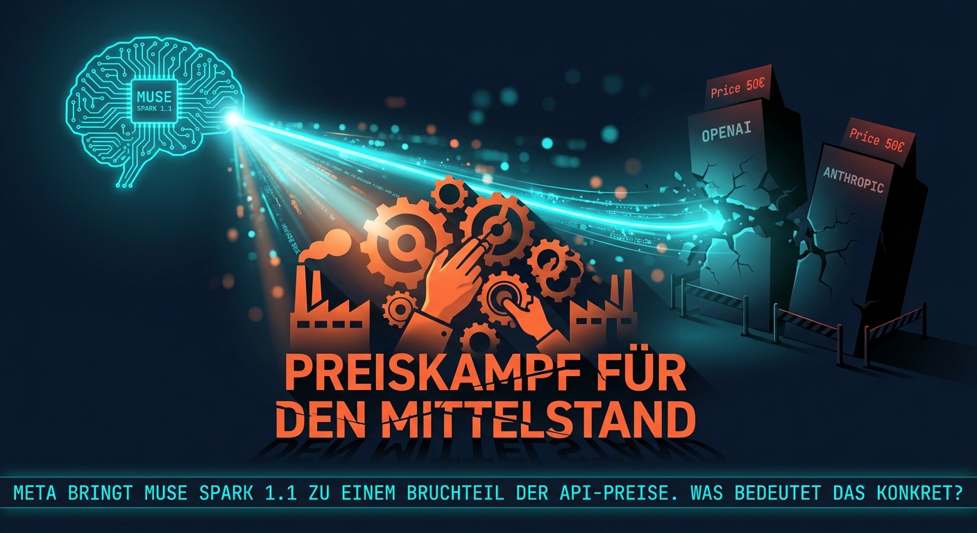 Muse Spark 1.1: Metas günstiges KI-Modell für den Mittelstand
