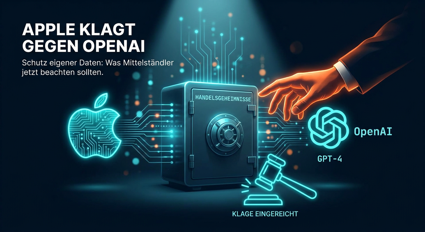 Handelsgeheimnisse unter Druck: Apple klagt gegen OpenAI