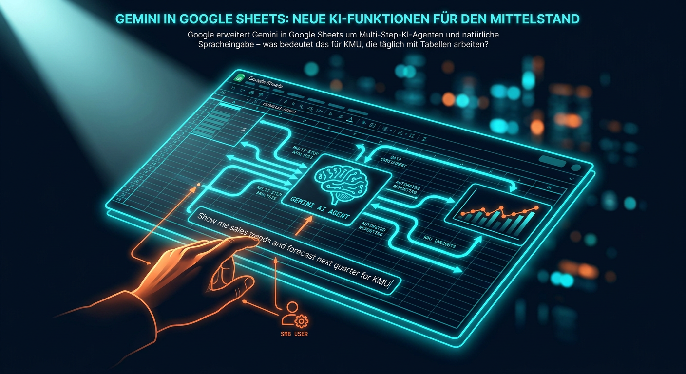 Gemini in Google Sheets: Neue KI-Funktionen für den Mittelstand
