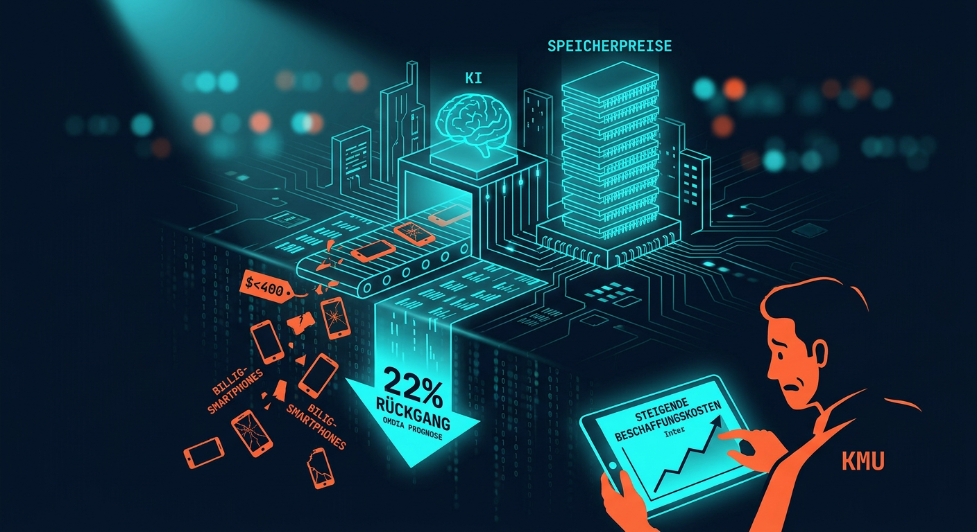Speicherpreise und KI drängen Billig-Smartphones vom Markt