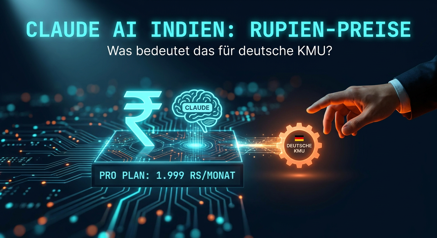 Claude AI Indien: Anthropic führt Rupien-Preise für Pro Plan ein