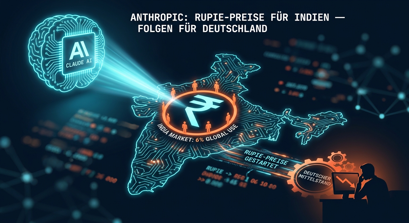 Claude AI: Anthropic startet Rupie-Preise für Indien-Markt