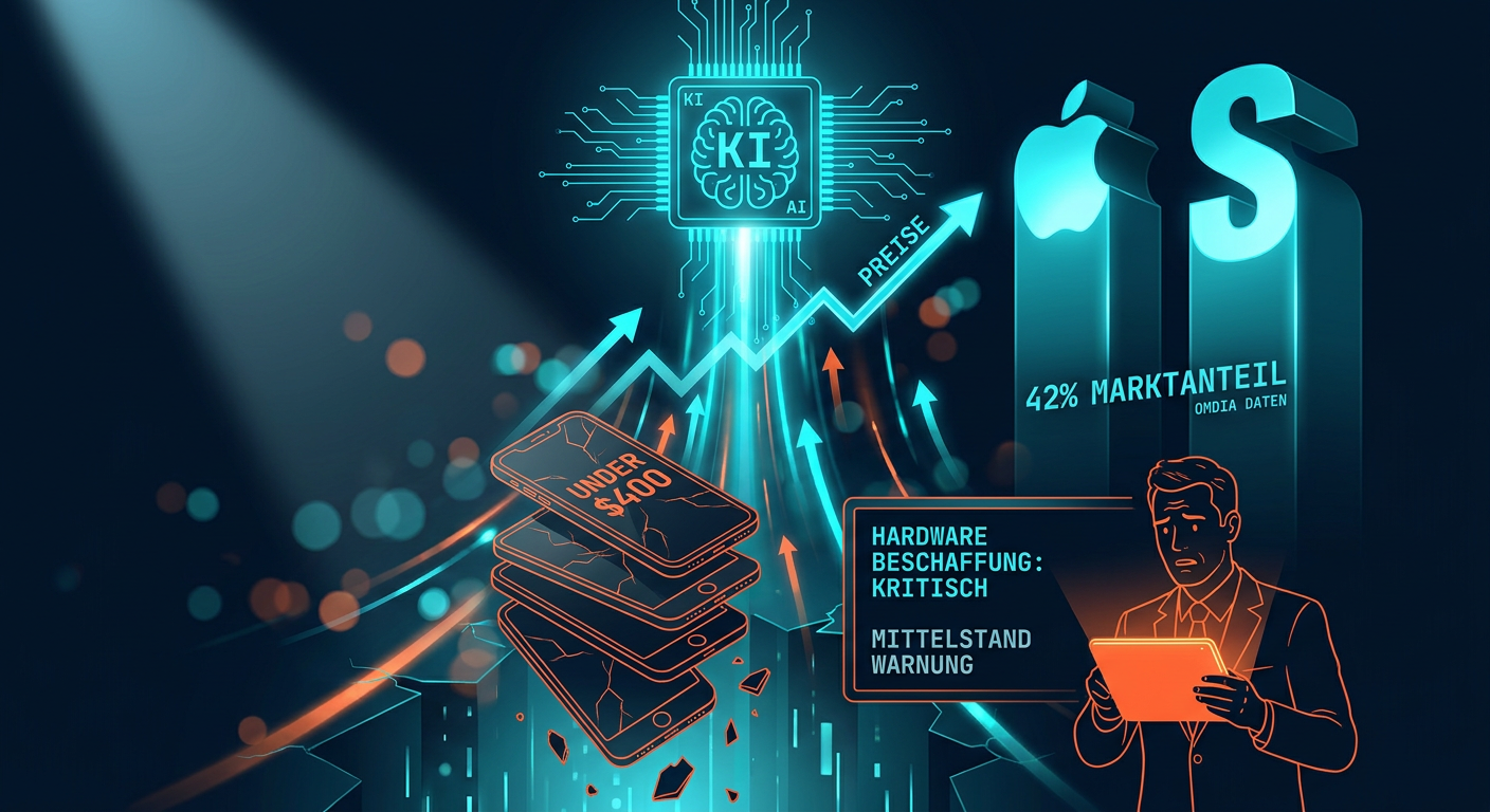 KI treibt Preise: Billige Smartphones geraten unter Druck