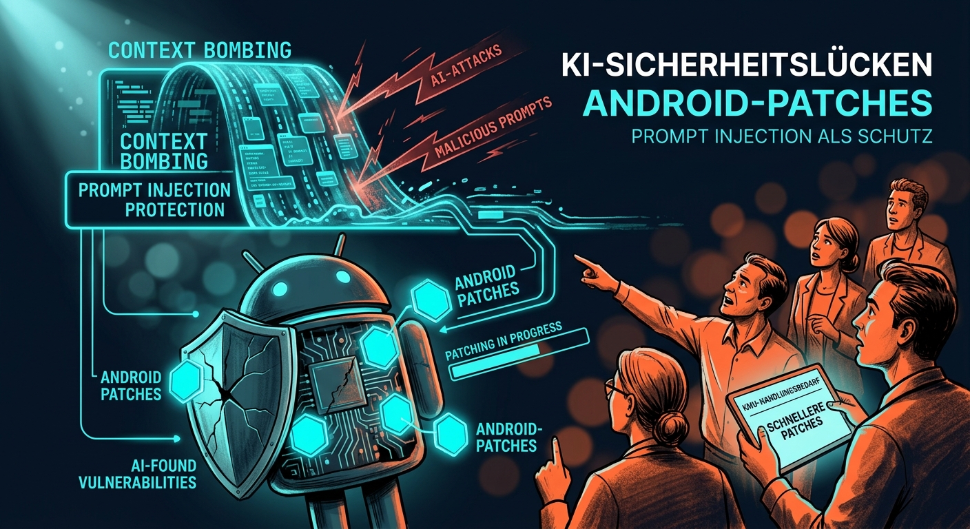 KI-Sicherheitslücken: Android-Patches und Prompt Injection als Schutz