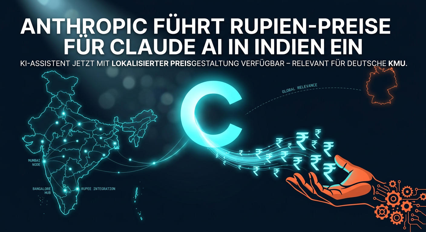 Anthropic führt Rupien-Preise für Claude AI in Indien ein