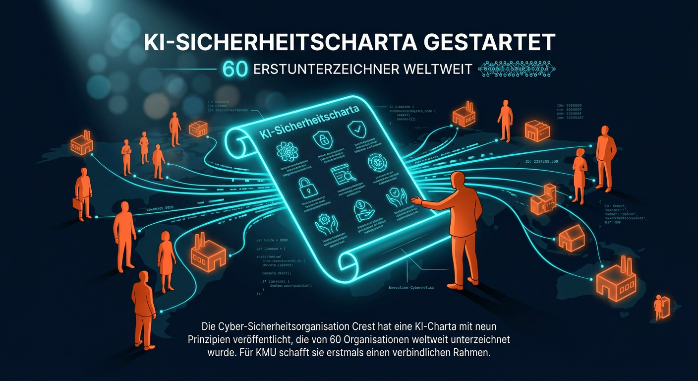 KI-Sicherheitscharta mit 60 Erstunterzeichnern gestartet