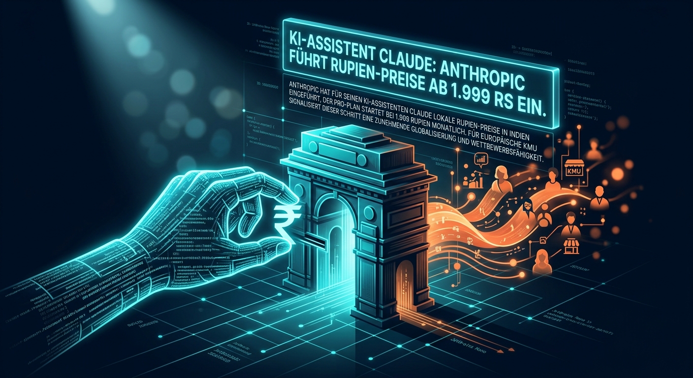 KI-Assistent Claude: Anthropic führt Rupien-Preise ab 1.999 Rs ein