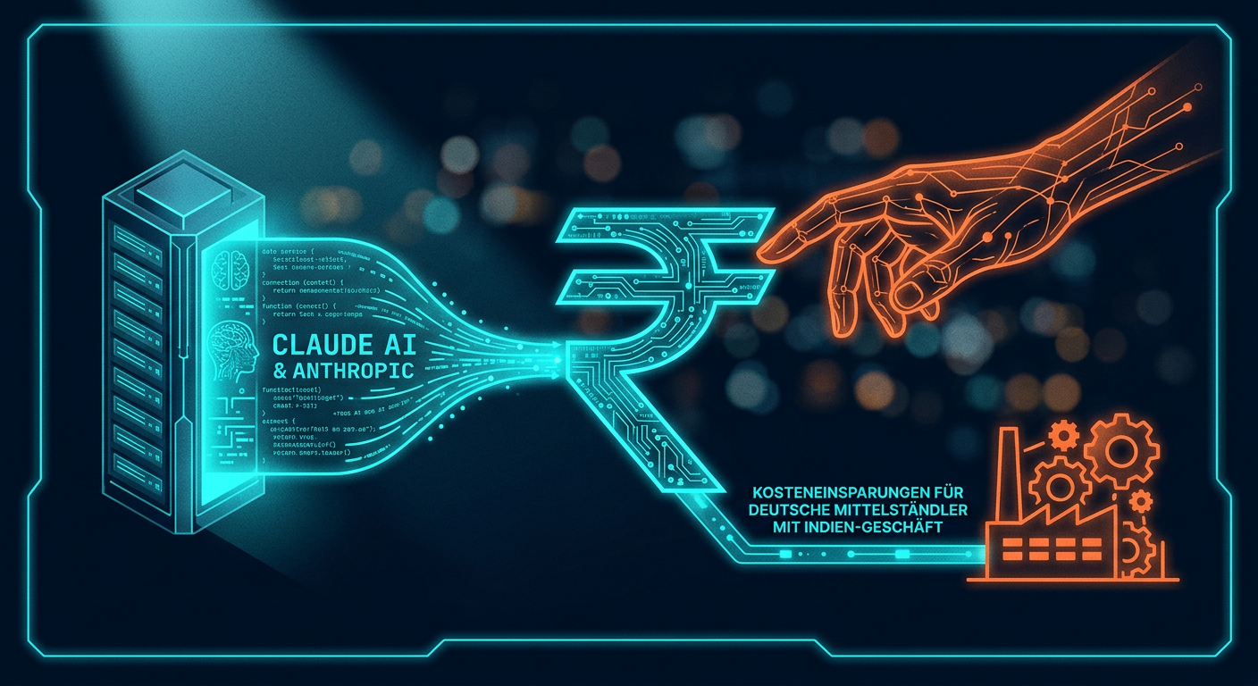 Rupee-Pricing für Claude AI: Anthropic führt lokale Währung in Indien ein