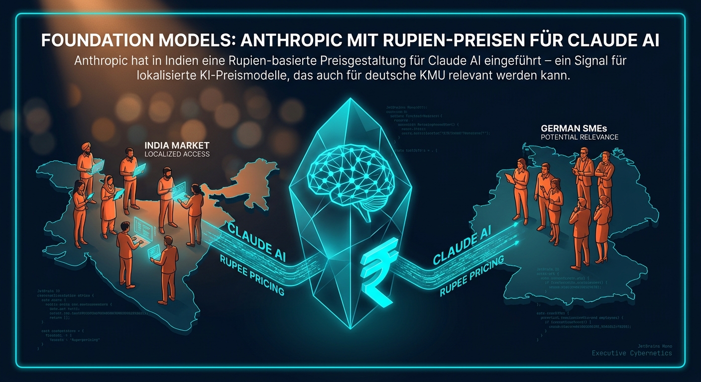 Foundation Models: Anthropic mit Rupien-Preisen für Claude AI