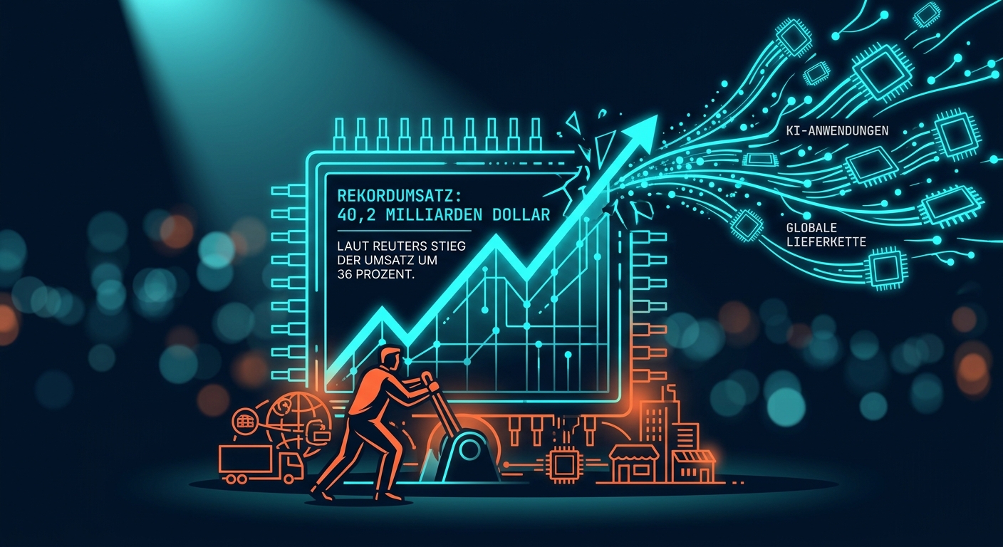 TSMC meldet Rekordumsatz von 40,2 Milliarden Dollar dank KI-Boom
