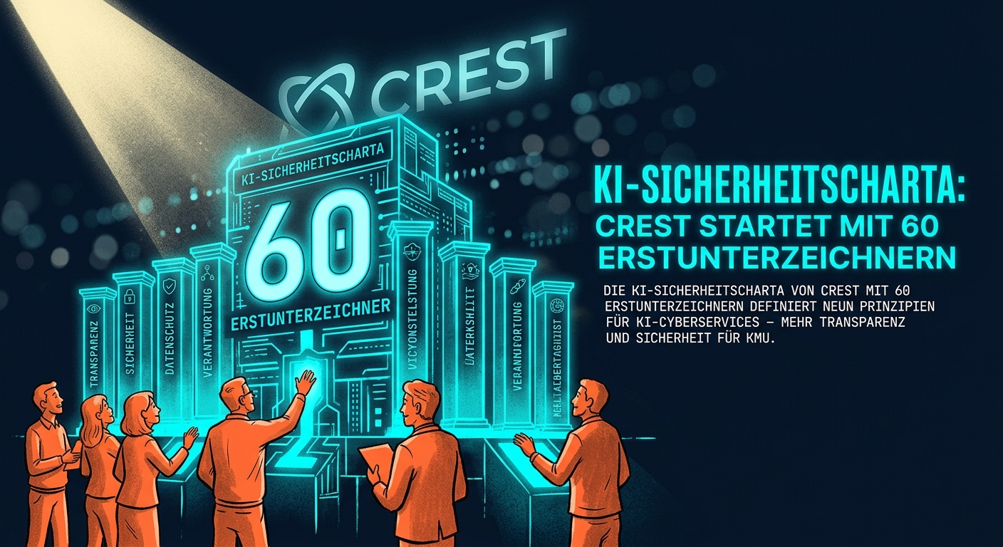 KI-Sicherheitscharta: Crest startet mit 60 Erstunterzeichnern