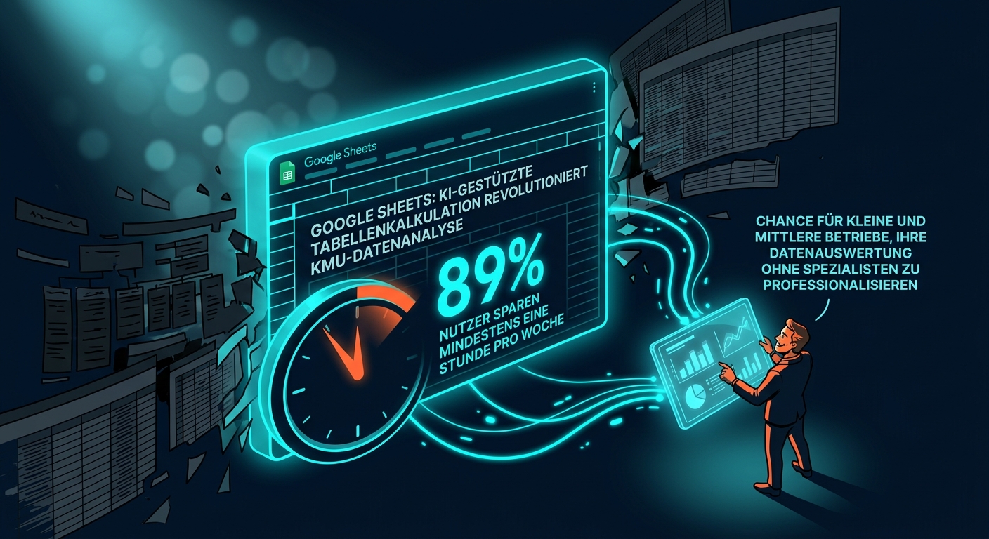 Google Sheets: KI-gestützte Tabellenkalkulation revolutioniert KMU-Datenanalyse