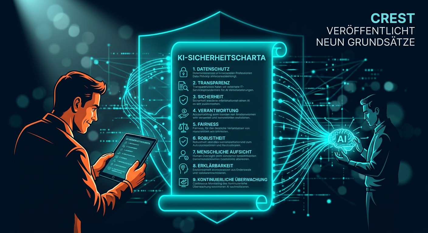 KI-Sicherheitscharta: Crest veröffentlicht neun Grundsätze