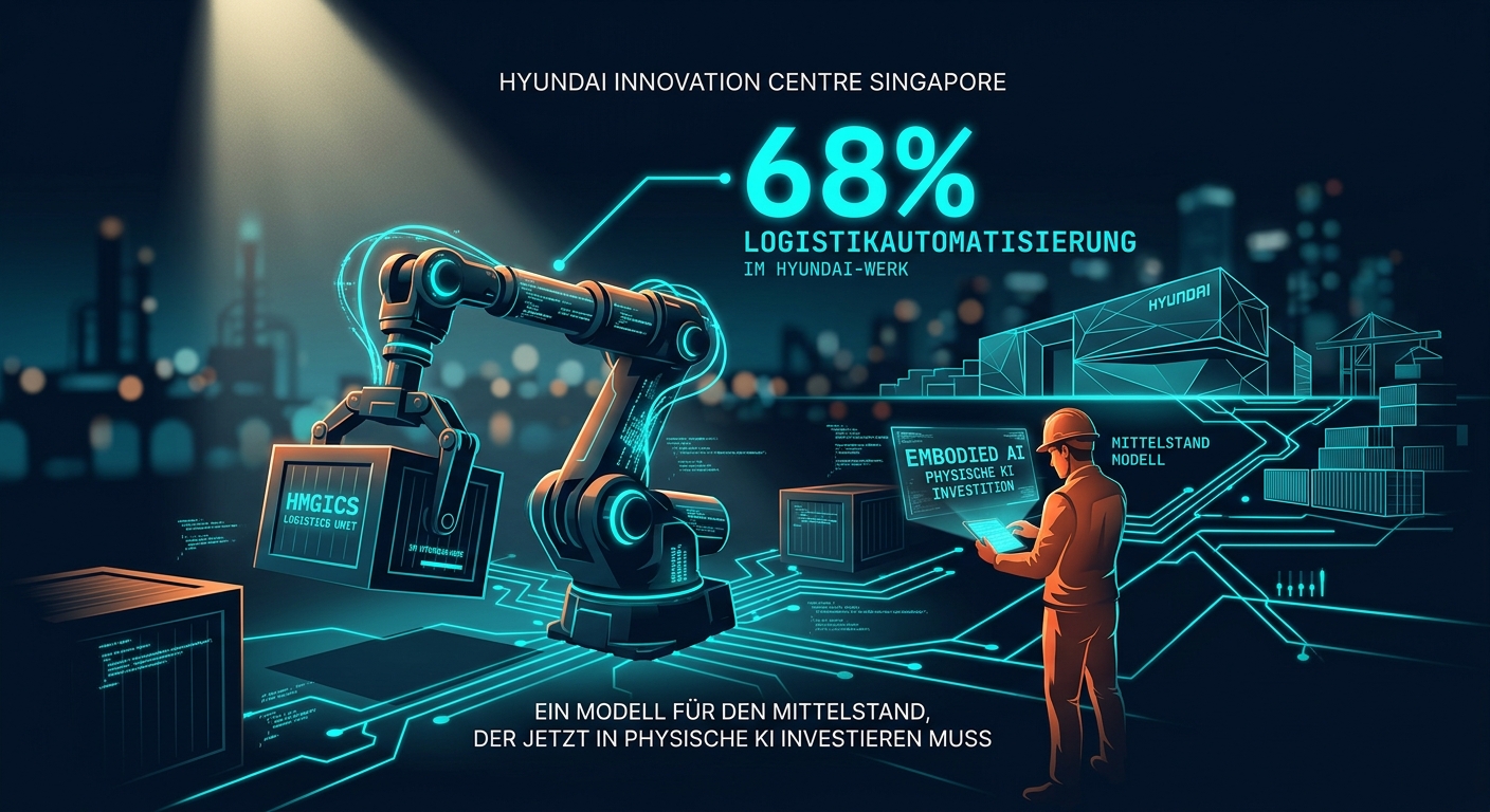 Embodied AI: 68 % Logistikautomatisierung im Hyundai-Werk