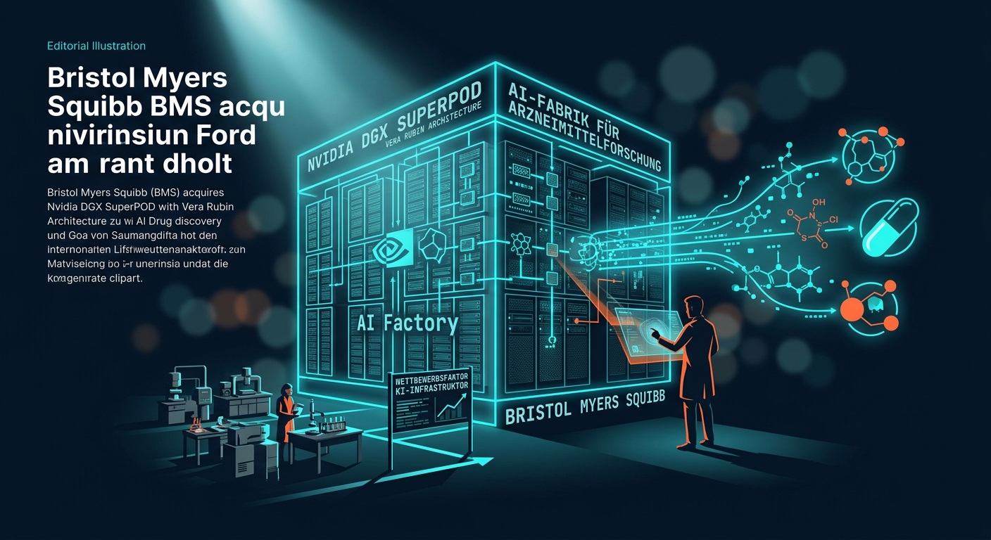 Nvidia DGX SuperPOD für Arzneimittelforschung: BMS baut KI-Fabrik