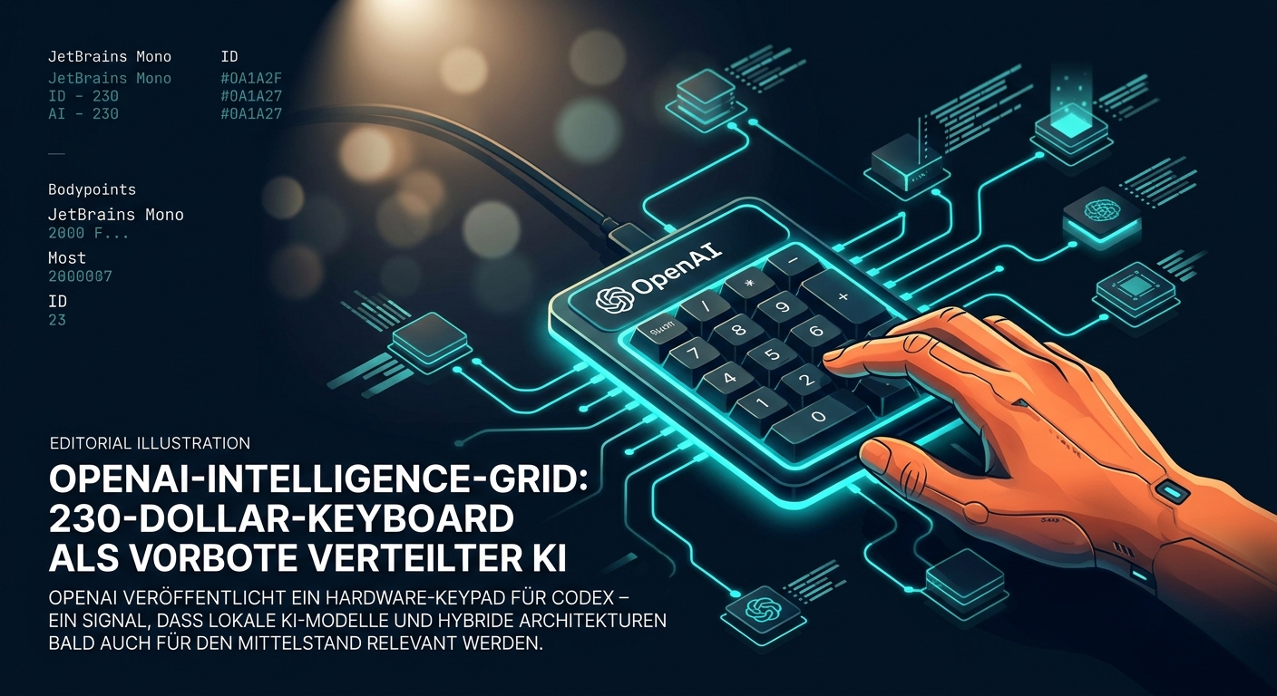 OpenAI-Intelligence-Grid: 230-Dollar-Keyboard als Vorbote verteilter KI