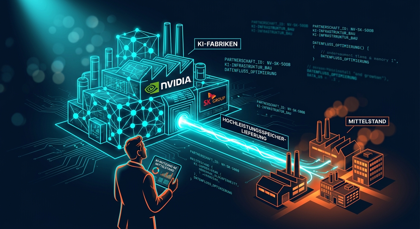 500-Milliarden-Dollar-KI-Partnerschaft: Nvidia und SK Group bauen KI-Fabriken