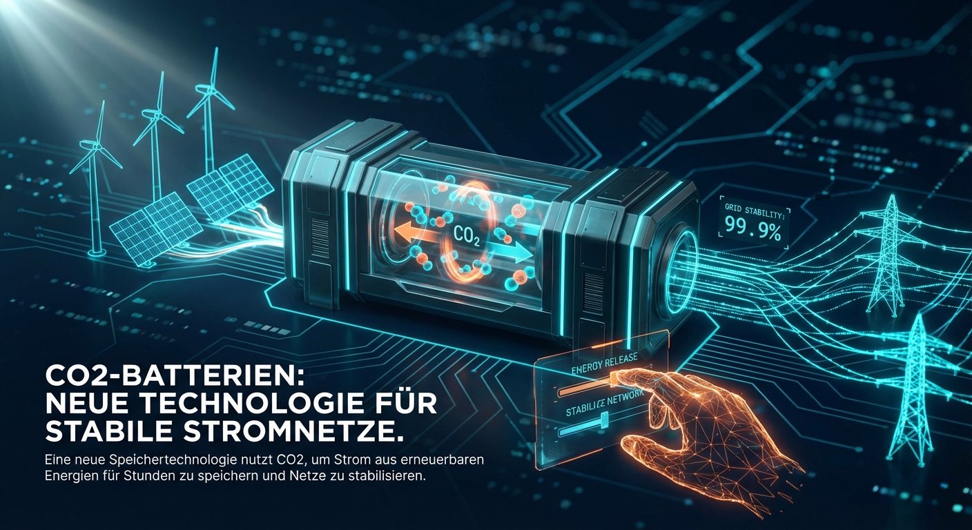 CO2-Batterien: Neue Technologie für stabile Stromnetze