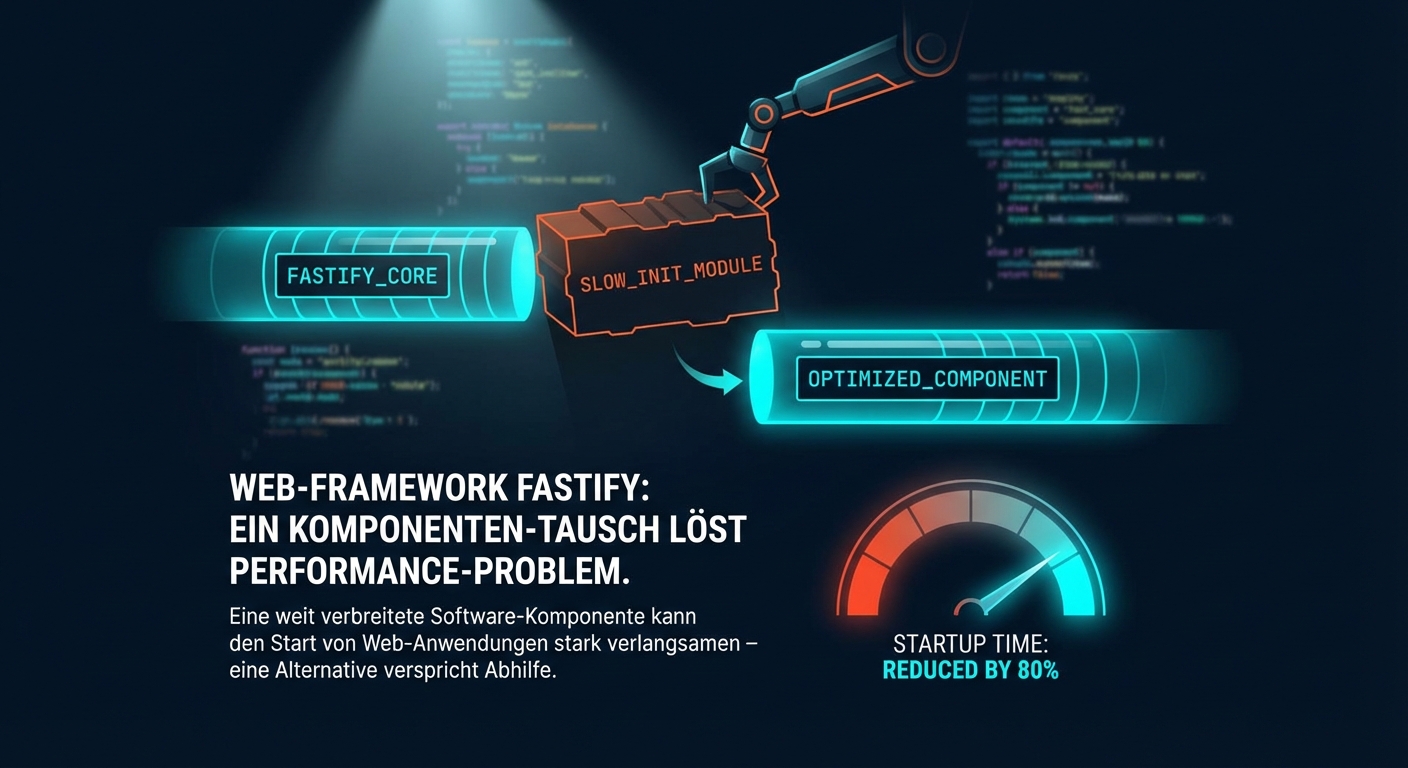 Web-Framework Fastify: Ein Komponenten-Tausch löst Performance-Problem