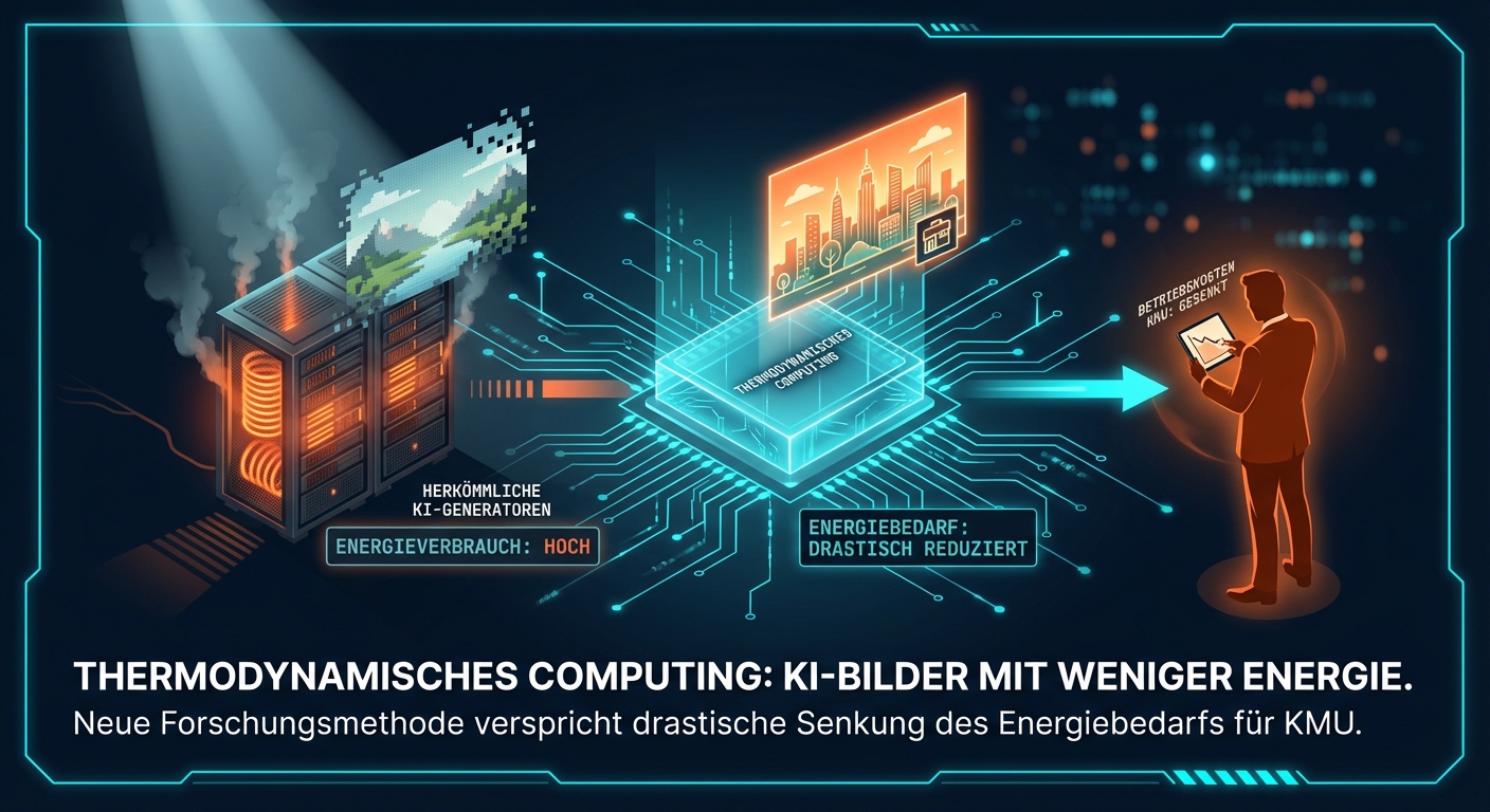 Thermodynamisches Computing: KI-Bilder mit weniger Energie