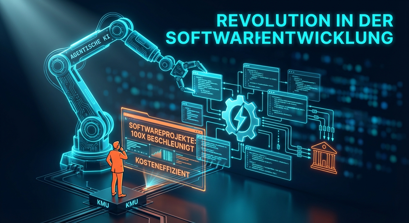 Agentische KI: Revolution in der Softwareentwicklung fuer KMU
