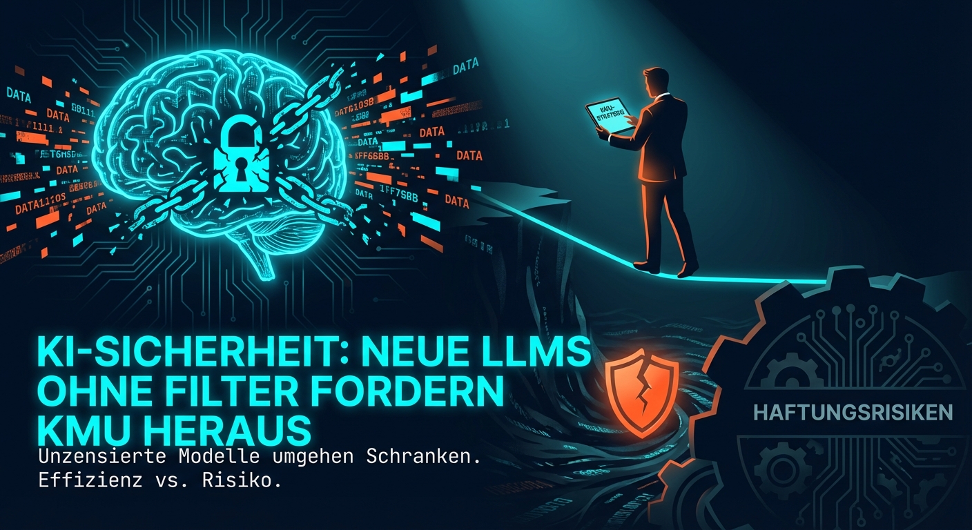 KI-Sicherheit: Neue LLMs ohne Filter fordern KMU-Strategien heraus