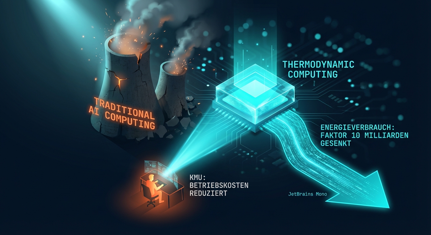 Thermodynamisches Computing: Revolution bei Energieverbrauch von KI