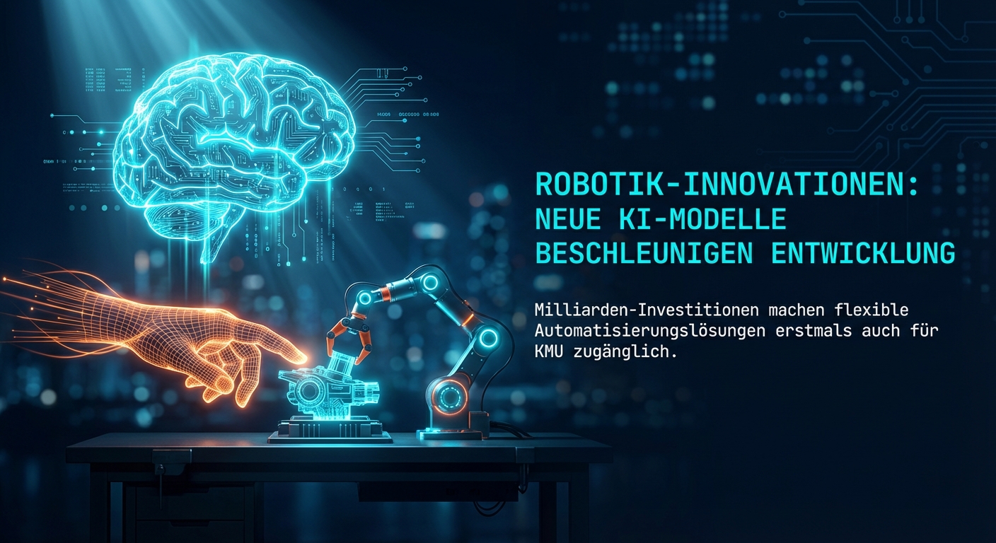 Robotik-Innovationen: Neue KI-Modelle beschleunigen Entwicklung