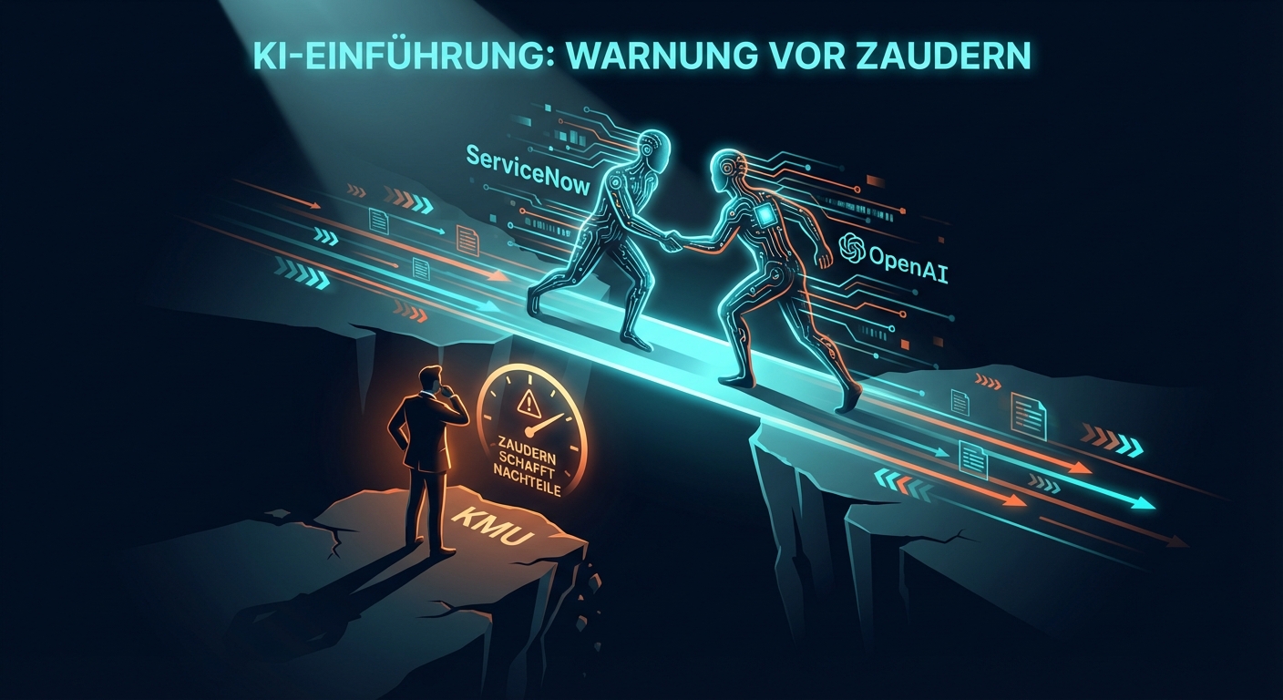 KI-Einführung: ServiceNow und OpenAI warnen vor Zaudern