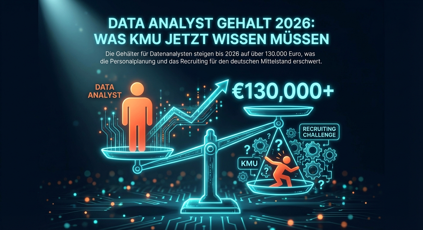 Data Analyst Gehalt 2026: Was KMU jetzt wissen müssen