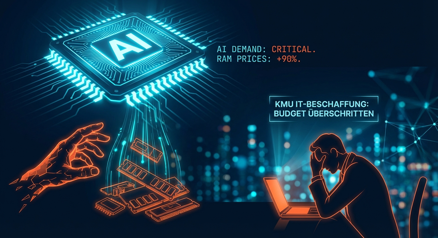 Speicherchip-Knappheit: KI-Boom treibt Preise für Hardware