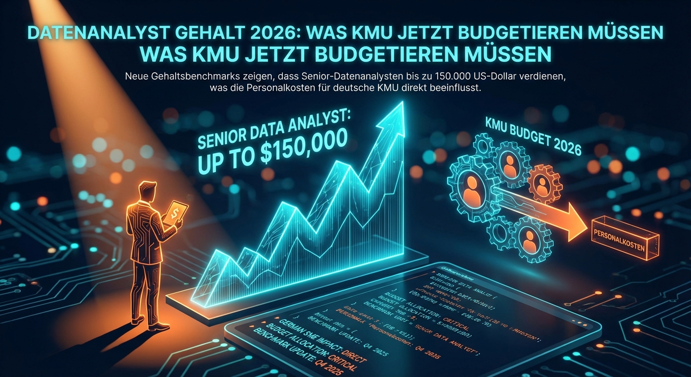 Datenanalyst Gehalt 2026: Was KMU jetzt budgetieren müssen